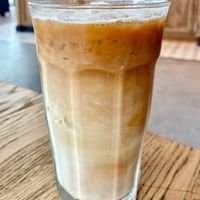 Iced oat latte at Green Caffè Nero - Marszalka in Wroclaw