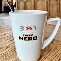 Soya cappuccino  at Green Caffè Nero - Marszalka in Wroclaw