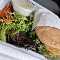 Chicken run ranch at Native Foods - Point Loma in San Diego