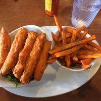 wings and fries at Native Foods - Point Loma in San Diego
