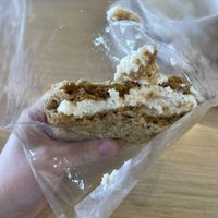 (messy) but oatmeal cream cookie   at Native Foods - Point Loma in San Diego