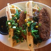Chicken & Waffles at Native Foods - Point Loma in San Diego