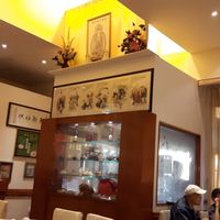 Inside the restaurant at Graceful Vegetarian in Markham