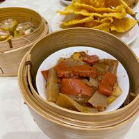 Mock Squid in Satay Sauce  at Graceful Vegetarian in Markham