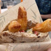 Pita with halllumi   at Chef Charlotte in Groede