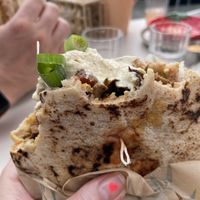 Pita shoarama vegan   at Chef Charlotte in Groede