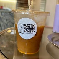 Iced coffee to-go  at Kostki in Warsaw