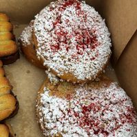 Vegan pastries  at Kostki in Warsaw