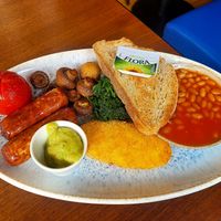 Vegan Breakfast. at Porth Y Brenin in Wales