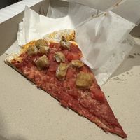   at Green Oven Pizza in New York City