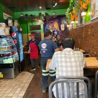 Inside at Green Oven Pizza in New York City