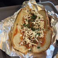 meatball sub   at Green Oven Pizza in New York City