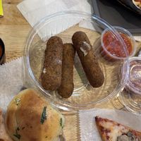 mozz sticks   at Green Oven Pizza in New York City