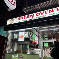 outside   at Green Oven Pizza in New York City