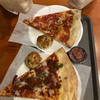   at Green Oven Pizza in New York City