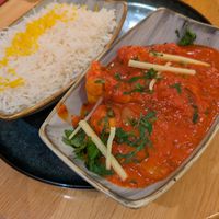 Aloo Gobi: Cauliflowers with potato with garlic ginger tomato sauce  at DesiLicious Tandoor & Bar Dreieich in Dreieich