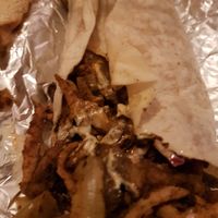 Shawarma roll at Veggiesaurus in The Hague