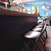 Inside (bar area/trying not to take pics of people without their consent) at Veggiesaurus in The Hague