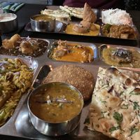 Thali  at Veggiesaurus in The Hague