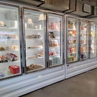 Freezer section at BESTIES Vegan Paradise - The Market in Los Angeles