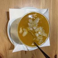 Chia pudding with mango  at R & B Cafe Roasters in Ljubljana