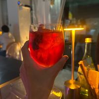Hibiscus mocktail at BLU - 블루서울 in Seoul