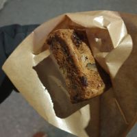 Gifted Banana bread for breakfast they said :) at BLU - 블루서울 in Seoul