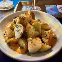 Roasted Potato & Sriracha Mayo Saucee  at BLU SEOUL - 블루서울 in Seoul