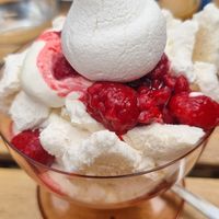 Vegan Eton Mess at The Kindness Kitchen at The Good Heart in Frome