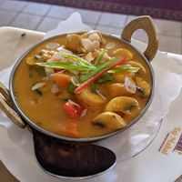 Mixed Vegetable Curry with mango sauce at Taj Mahal Indisches Restaurant in Nordrhein-westfalen
