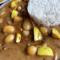 Japanese vegetable curryy  at Café Iluliaq in Ilulissat