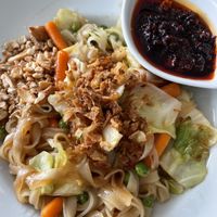 Pad Thai (not on the veg*n menu but should be)!  at Café Iluliaq in Ilulissat