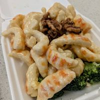 Vegan honey walnut shrimp, 10/10 unbelievable at Good China in Los Angeles