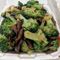 Vegan beef and broccoli, 7.5/10 at Good China in Los Angeles