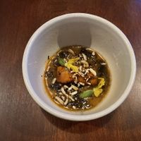 Vegan tasting menu  at Baroo in Los Angeles