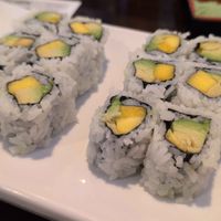 Two mango avocado rolls at Miya Sushi in Jacksonville