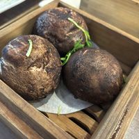 Mushroom sweet potato bao  at LITE DIM SUM in Kaohsiung