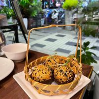 buns with sesame seeds at LITE DIM SUM in Kaohsiung