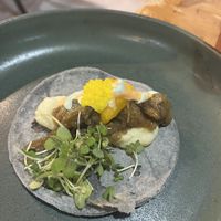 taco azul  at Terralma Cocina Viva in Madrid