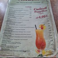 State of their menus...😅 at Amber in Berlin