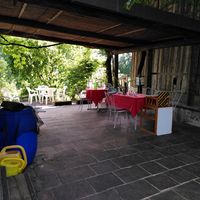 covered terrace at Moosmuehle in Hefenhofen