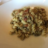 Quinoa pasta and mushroom cream pasta  at Panevino in Las Vegas