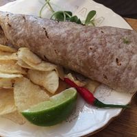 avocado wrap at The Bicycle Cafe in Flesherton