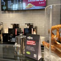 Alpro oat milk  at Service Store Deutsche Bahn in Berlin
