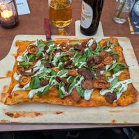 Flammkuchen veggie: 5/5 Super tasty! at ALEX in Potsdam