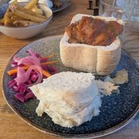 Vegan Bunny Chow at Hideaway @ The House of Food ltd in Bridlington