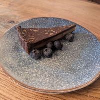 Vegan Trillionaire Slice at Hideaway @ The House of Food ltd in Bridlington