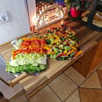 Teil vom Sylvester - Bufett  #Veganuary at Naturkost-Hotel Harz in Bad Grund