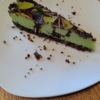 Raw dessert: mint-chocolate cake at Naturkost-Hotel Harz in Bad Grund