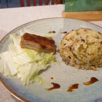 Char sui fried rice at Ngon Vegan Bistro & Cafe in Can Tho